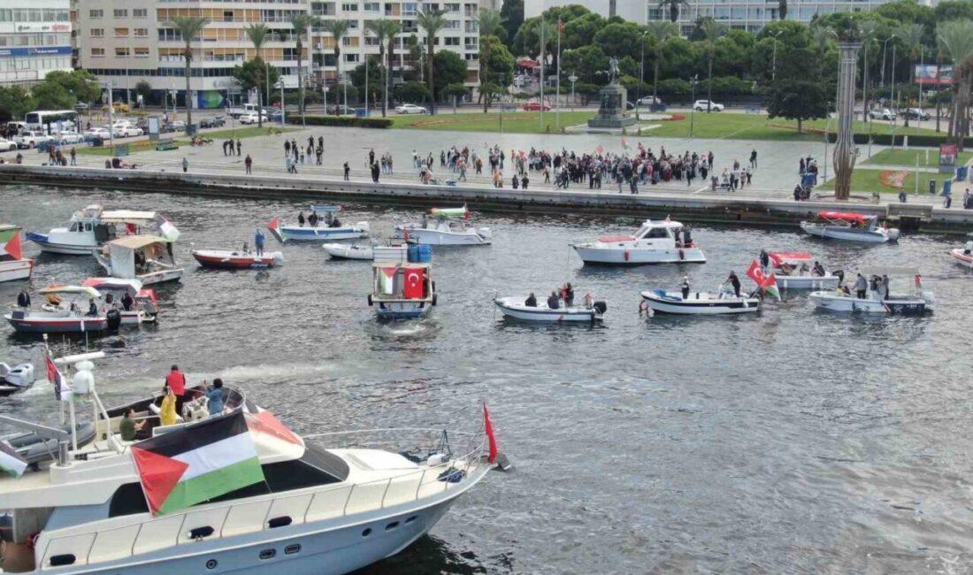 İzmir'de "Kararlıyız, Sumud’un Yanındayız" etkinliği, Gazze ve Filistin'e destek amacıyla