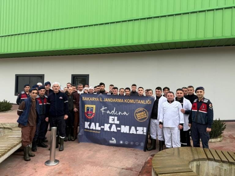 Sakarya İl Jandarma Komutanlığı, Söğütlü Organize Sanayi Bölgesi'nde 500'den fazla