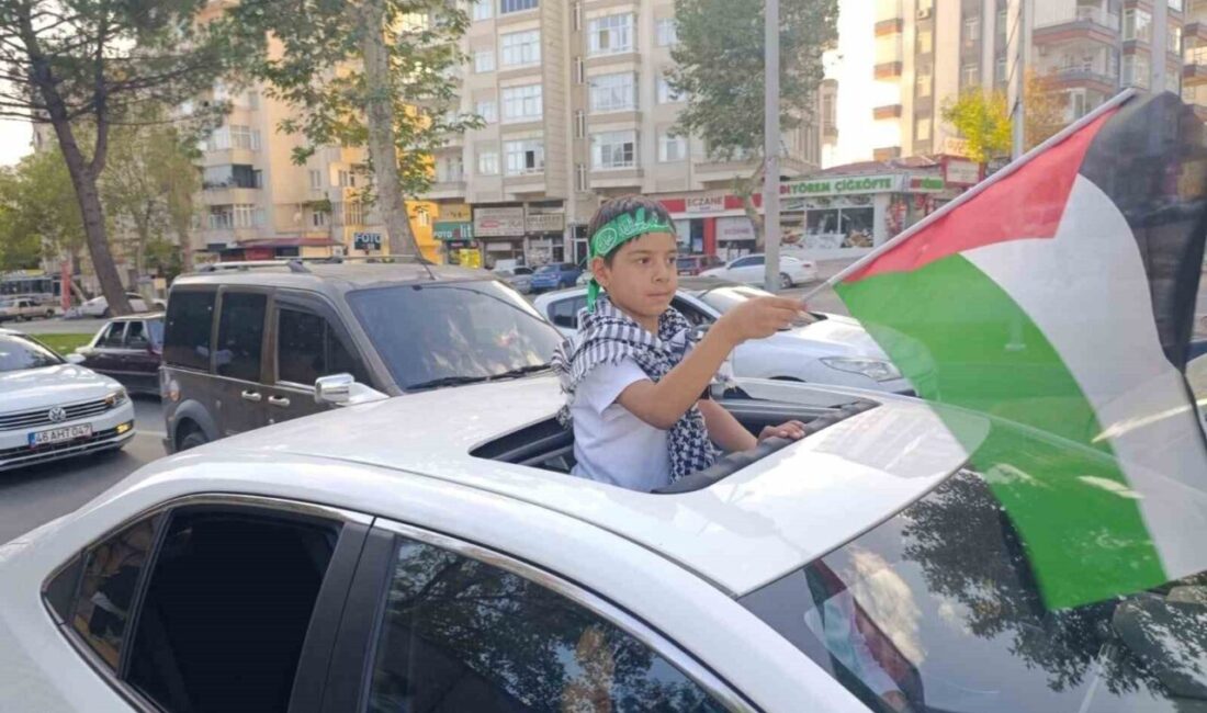 Kahramanmaraş’ta yüzlerce vatandaş, İsrail'in Sumud Filosu'na müdahalesini protesto etmek için