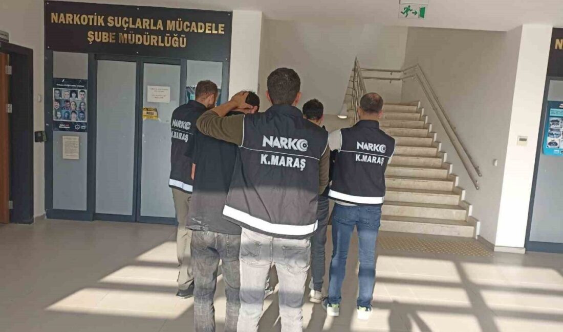 Kahramanmaraş'ta düzenlenen narkotik operasyonunda 3 uyuşturucu taciri yakalandı. Yapılan aramada