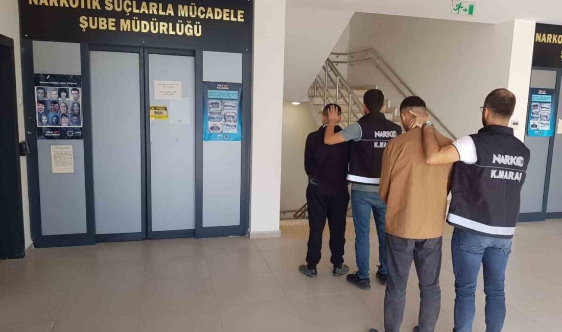 Kahramanmaraş'ta Narkotik Suçlarla Mücadele Şube Müdürlüğü ekipleri, iki operasyonda 3