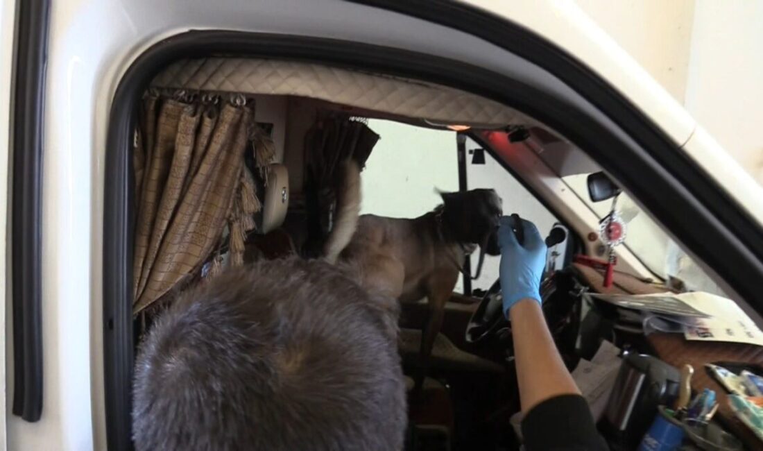 Edirne Kapıkule Sınır Kapısı'nda yapılan operasyonda, gümrük ekipleri bir kapalı