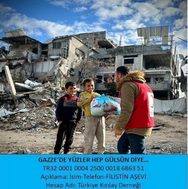 Karabük Türk Kızılay İl Başkanlığı, "Gazze’de Yüzler Hep Gülsün Diye"