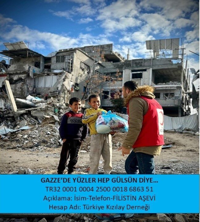 Karabük Türk Kızılay İl Başkanlığı, "Gazze’de Yüzler Hep Gülsün Diye"