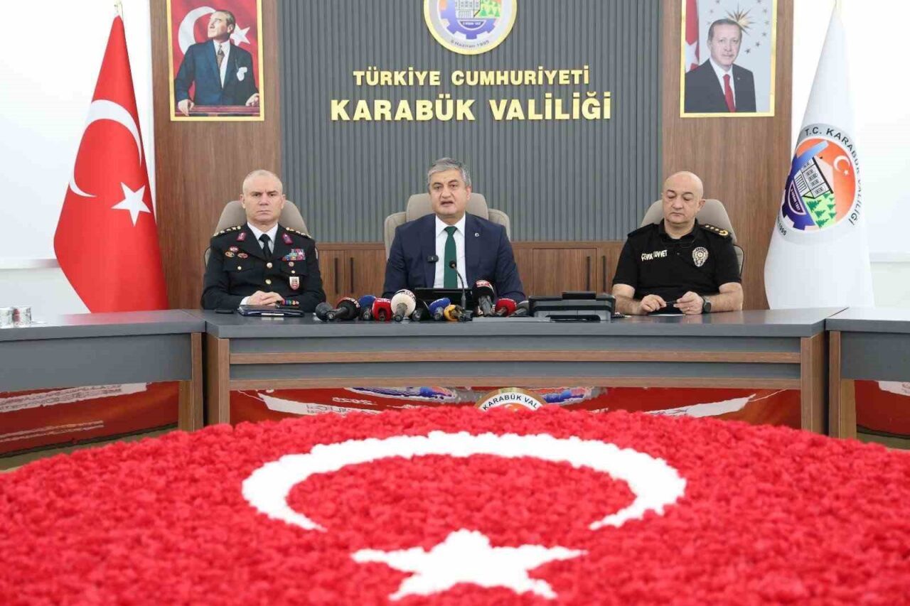 Karabük Valisi Mustafa Yavuz, Eylül Ayı Asayiş ve Güvenlik Değerlendirme