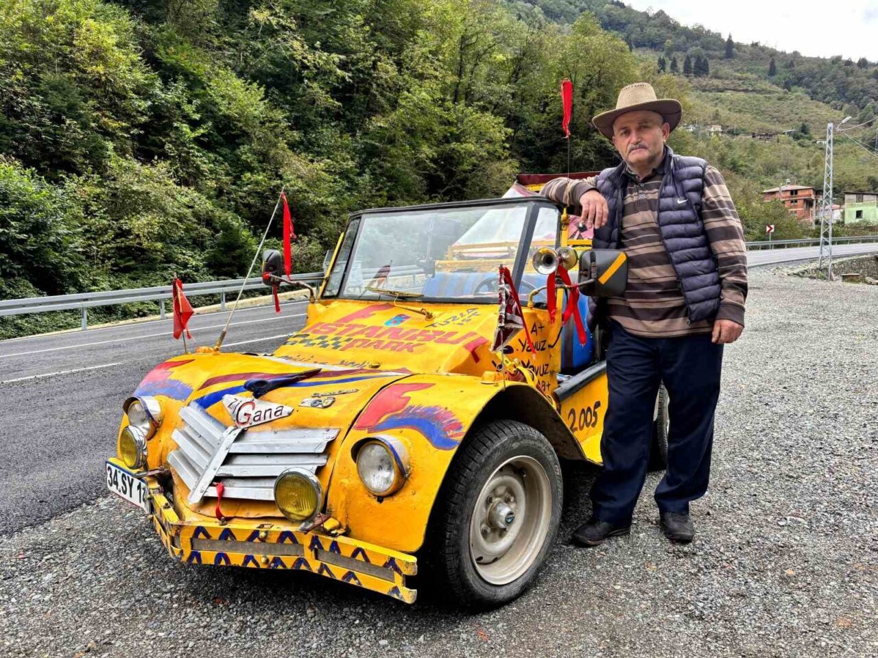 Trabzonlu Sabri Yavuz, 20 yıl önce hayalini kurduğu, kendi imkânlarıyla