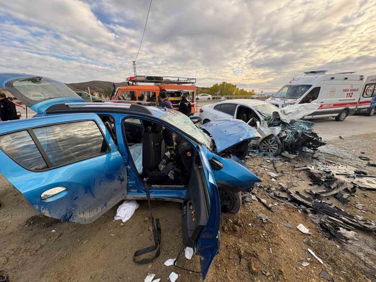 Kastamonu'nun Taşköprü ilçesinde meydana gelen trafik kazasında, şoför Enes Ş.