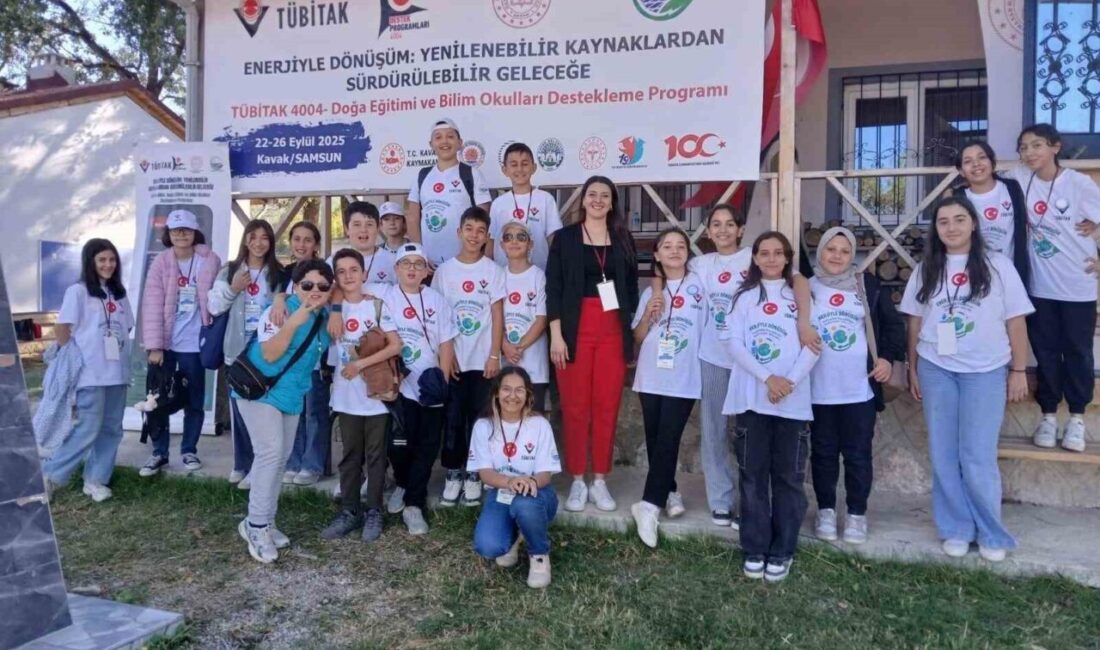 Samsun'un Kavak ilçesinde, TÜBİTAK destekli "Enerjiyle Dönüşüm" projesi başarıyla sona