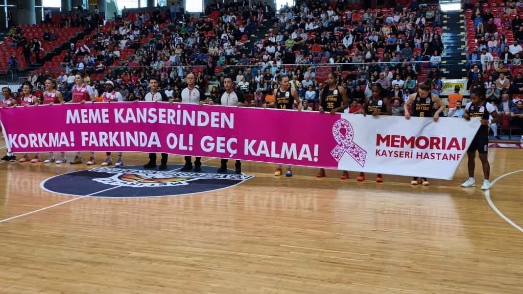 Kadınlar Basketbol Süper Ligi'nin 2. haftasında Melikgazi Kayseri Basketbol ile