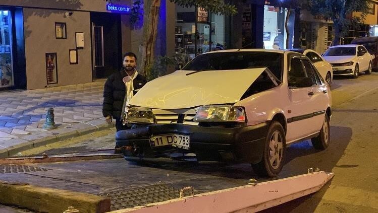 Eskişehir'de Aydın Han S. yönetimindeki alkollü ve ehliyetsiz otomobil, geri