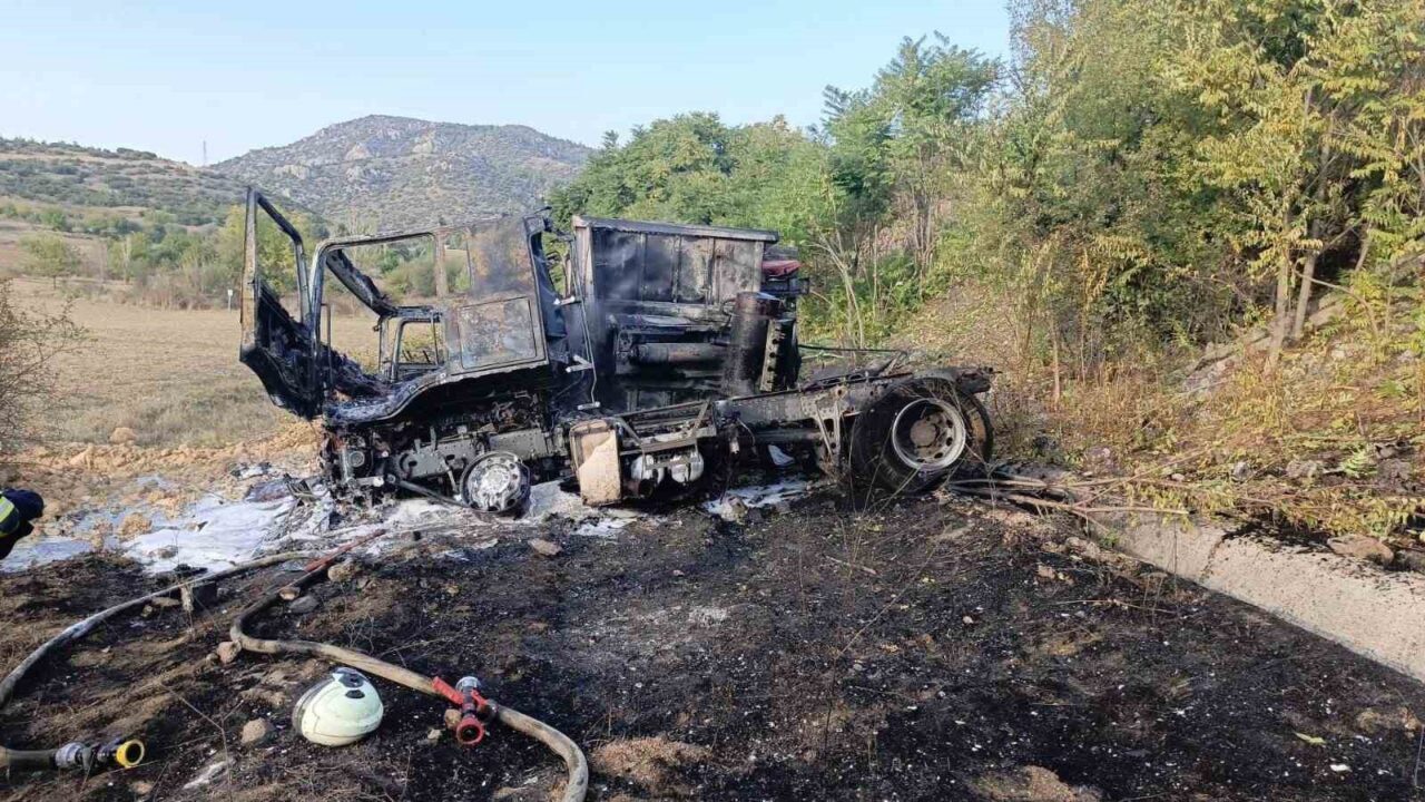 Bilecik'te Osman K. yönetimindeki tır, D-650 kara yolunda kontrolden çıkarak