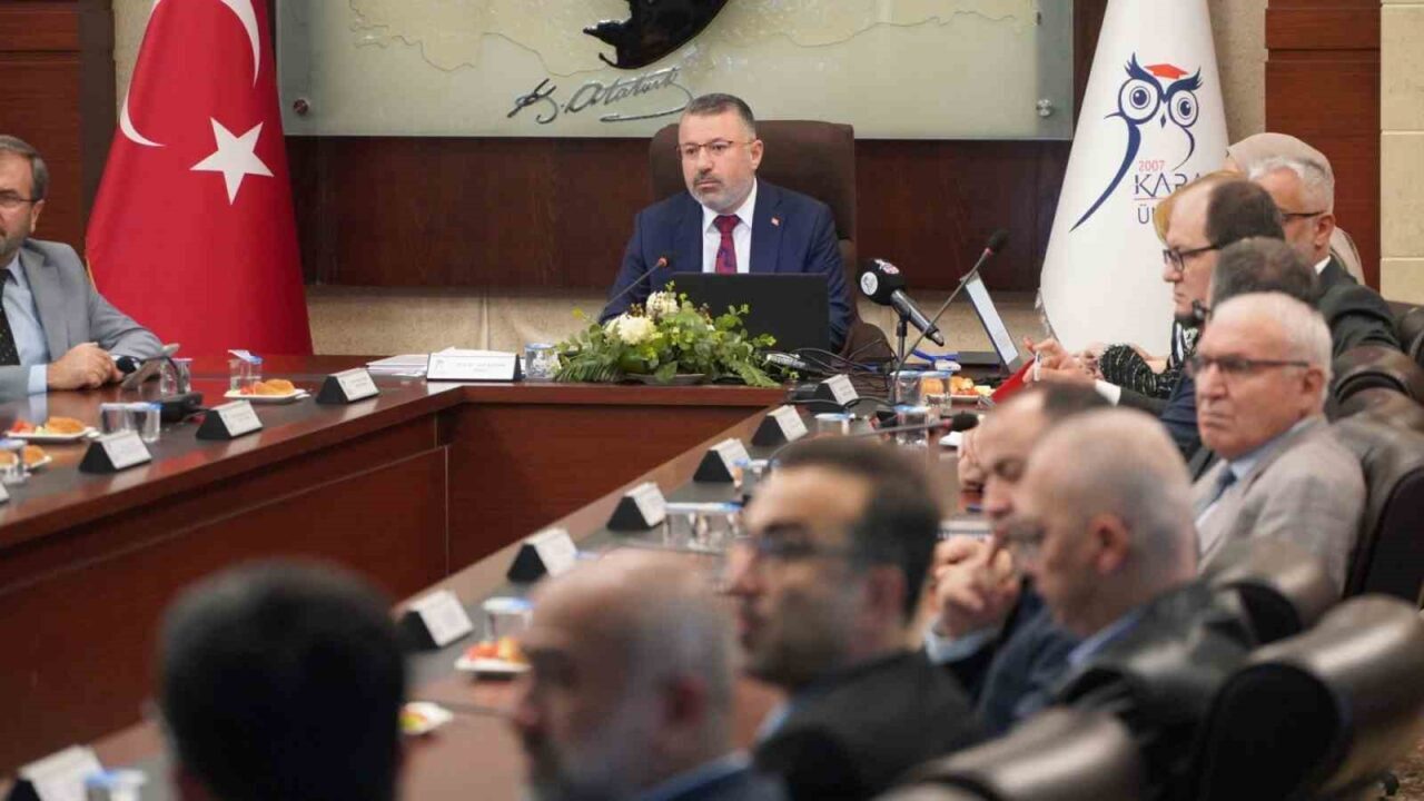 Karabük Üniversitesi Ekim ayı Senato Toplantısı, Rektör Prof. Dr. Fatih