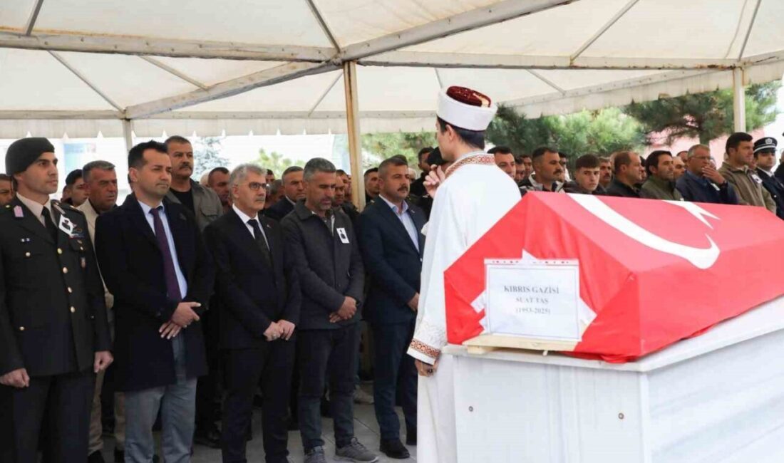 Niğde’nin Çiftlik ilçesinde hayatını kaybeden Kıbrıs Gazisi Suat Taş, düzenlenen