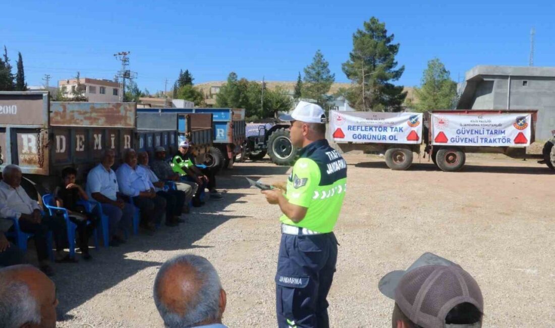 Kilis İl Jandarma Komutanlığı, Elbeyli'deki Selmincik köyünde 50 tarım aracı