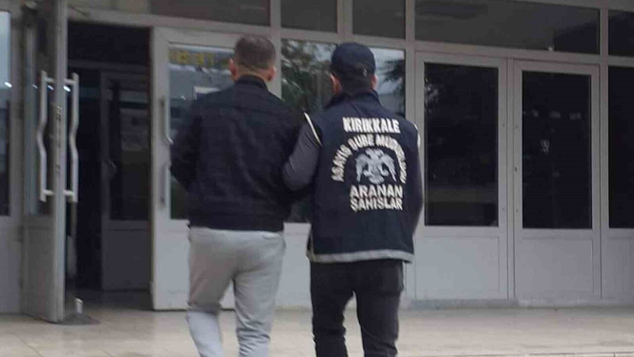 Kırıkkale'de dolandırıcılık suçundan 10 yıl hapis cezası olan İ.A. polis