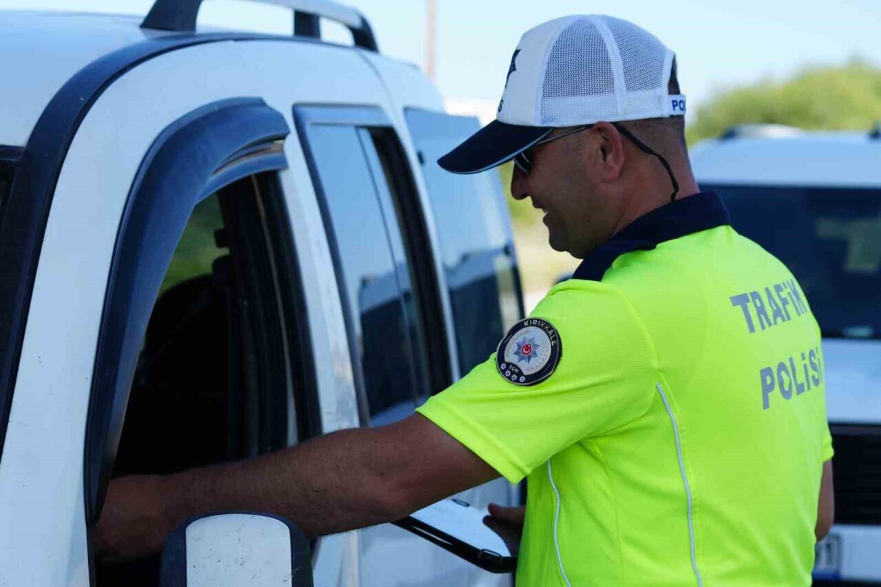 Kırıkkale'de 10-16 Ekim 2025 tarihleri arasında gerçekleştirilen trafik uygulamalarında 7