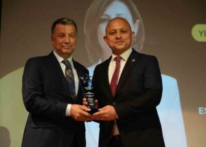 Kırıkkale'de gerçekleştirilen "18. Anadolu Spor Ödülleri" töreninde birçok sporcu ve