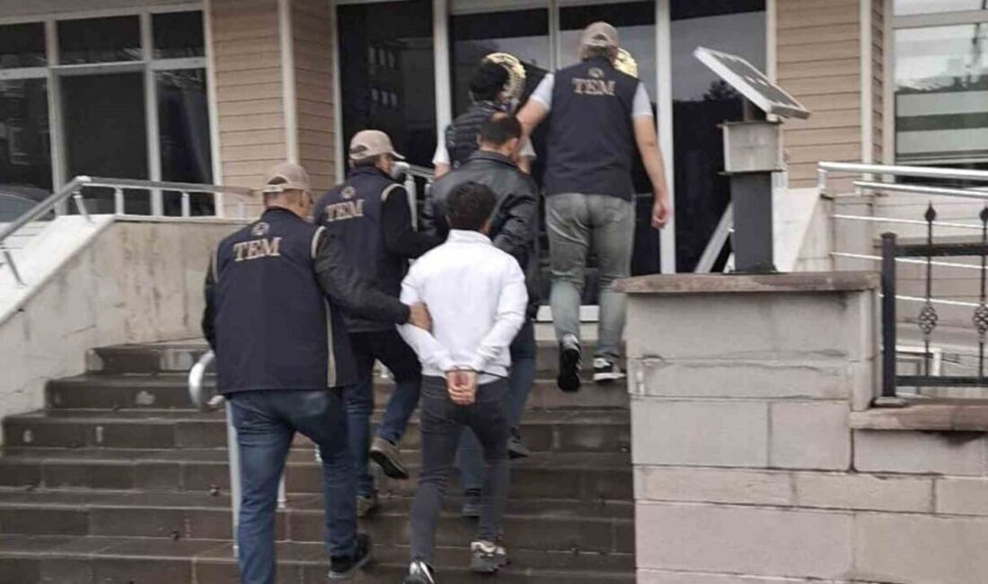 Kırıkkale'de gerçekleştirilen operasyon sonucunda, PKK/KCK terör örgütünün propagandasını yapan yabancı