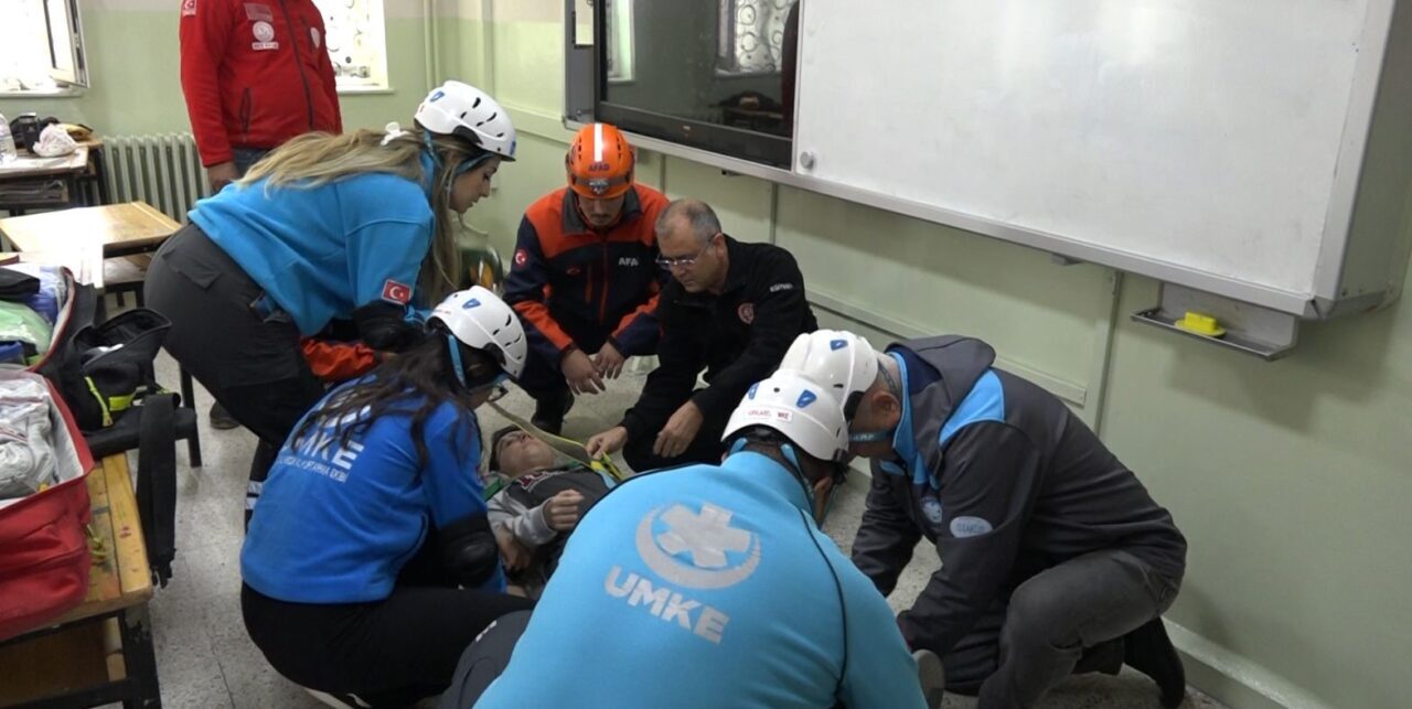 Kırklareli'de, Milli Eğitim Bakanlığı tarafından düzenlenen "Afetler ve Dayanıklılık Ayı"