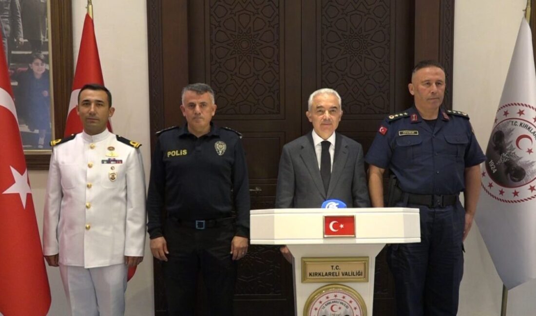 Kırklareli Valisi Uğur Turan, Eylül ayında düzensiz göçle mücadele kapsamında