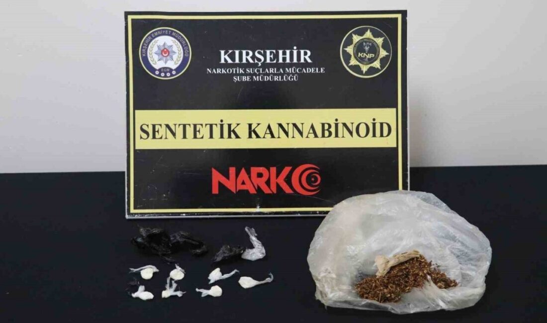 Kırşehir'de düzenlenen uyuşturucu operasyonunda H.A. gözaltına alındı. İl Emniyet Müdürlüğü