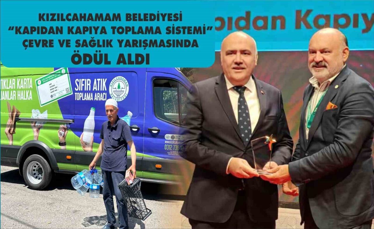 Kızılcahamam Belediyesi, "Kapıdan Kapıya Toplama Sistemi" ile Türkiye Sağlıklı Kentler