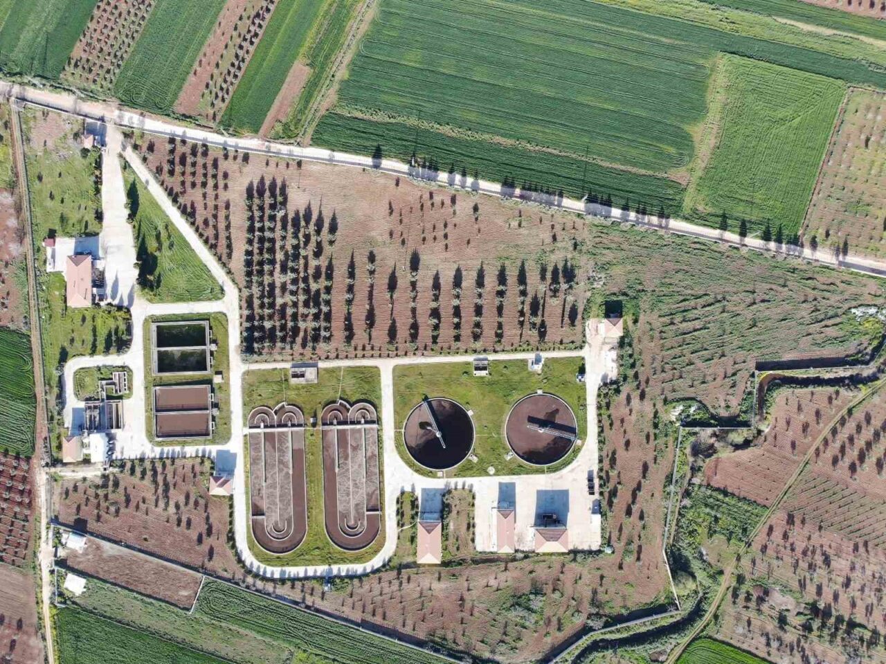 Gaziantep Büyükşehir Belediyesi'ne bağlı GASKİ, Kızılhisar Atık Su Arıtma Tesisi'nin