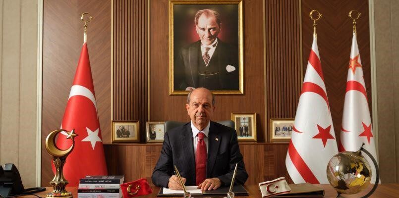 KKTC Cumhurbaşkanı Ersin Tatar, GKRY Lideri Nikos Hristodulidis'in Hakan Fidan'ın