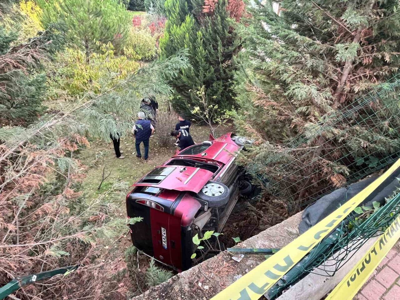 Bilecik'te Cengiz Ü.'nün kullandığı hafif ticari araç, direksiyon hakimiyetini kaybederek