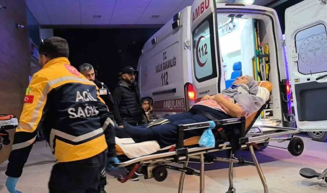 Bursa'nın İnegöl ilçesinde sürücüsünün kontrolünü kaybettiği otomobil, Edebey Mahallesi'nde duvara