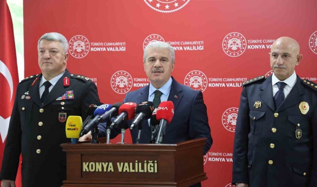 Konya Valisi İbrahim Akın, şehirde güvenliğin artırılması için devam eden