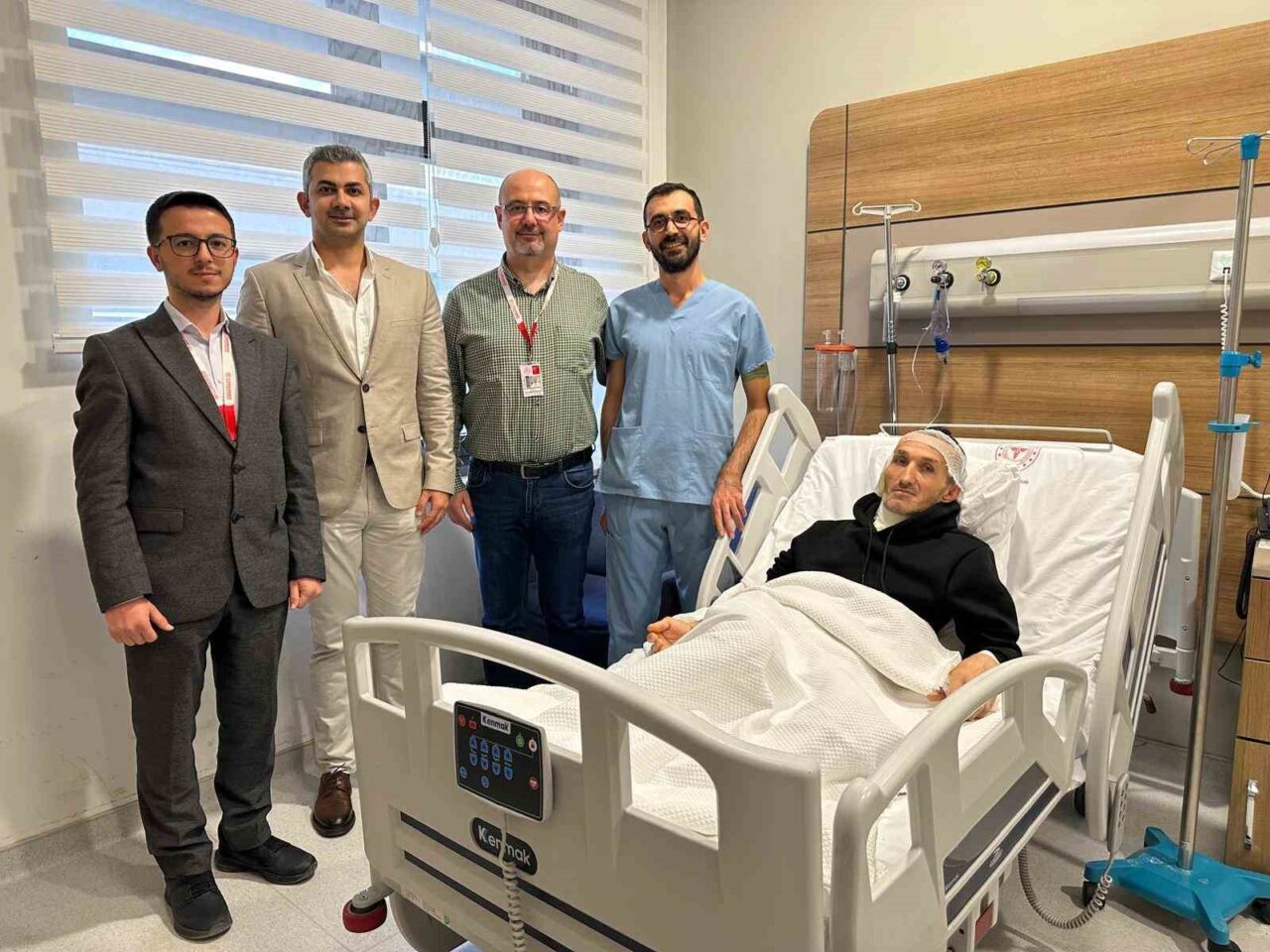 Bozüyük'te iş kazasında ağır yaralanan 50 yaşındaki Mesut K., Bozüyük