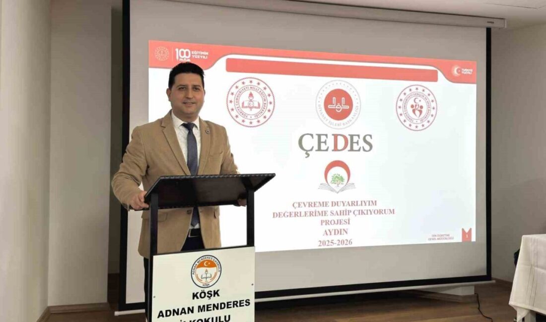 Köşk ilçesinde "Çevreme Duyarlıyım Değerlerime Sahip Çıkıyorum (ÇEDES) Projesi" için