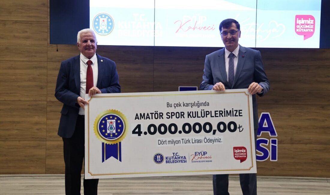 Kütahya Belediyesi, Amatör Spor Kulüpleri Federasyonu'na bağlı kulüplere toplamda 4