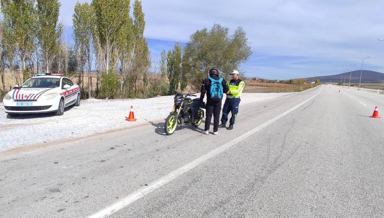 Kütahya İl Jandarma Komutanlığı, motosiklet ve motorlu bisiklet sürücülerine yönelik