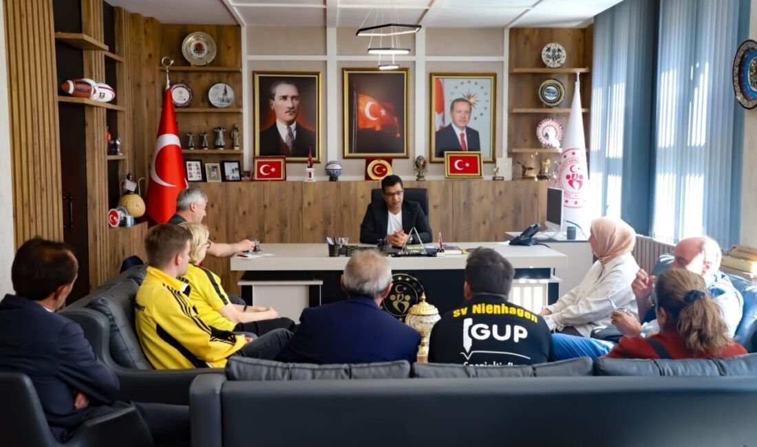 Kütahya Gençlik ve Spor İl Müdürlüğü, Almanya'nın Nienhagen Belediyesi heyetini