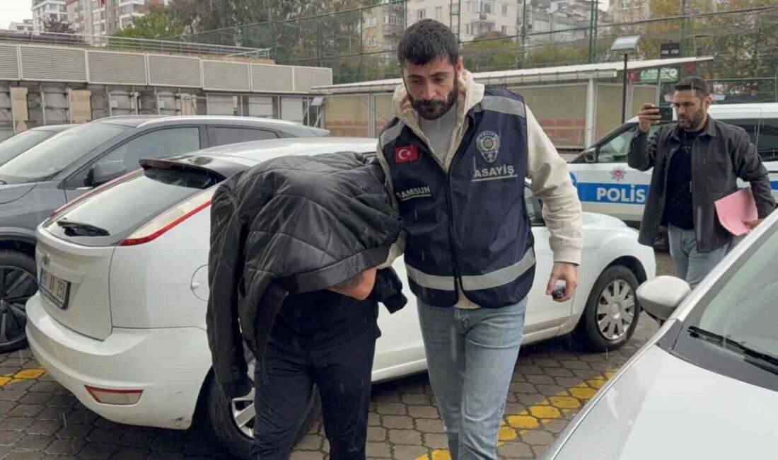 Samsun'un İlkadım ilçesinde bir kuyumcudan 50 gram altın çalan 30