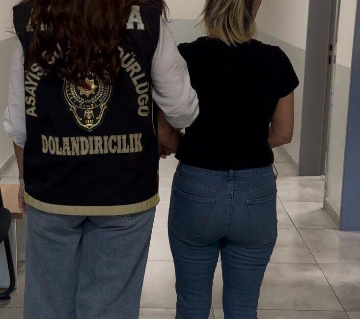 Antalya'nın Kepez ilçesinde sahte altın satmaya çalışan S.D. isimli kadın,