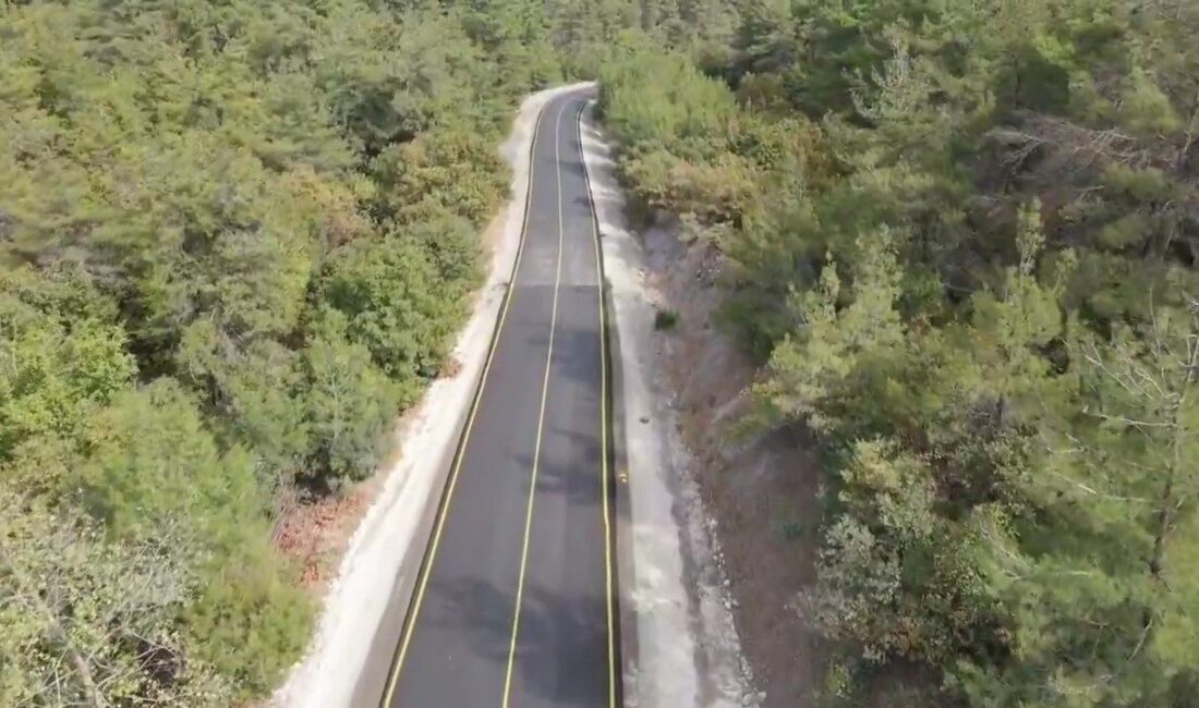 Lapseki’de Sıcak Asfalt Çalışmaları Tamamlandı, Yeni Yol Trafiğe Açıldı Çanakkale'de İl Özel İdaresi, Lapseki'deki Hacıgelen ve Balcılar köyleri arasında