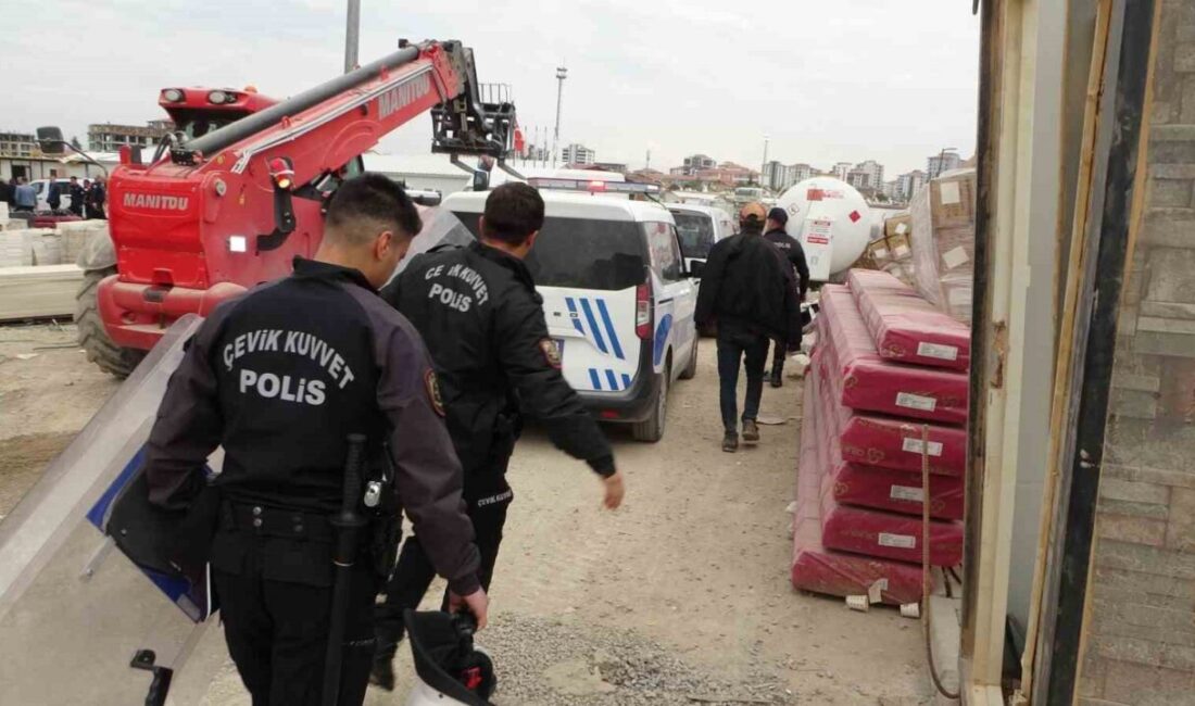 Malatya'nın Yeşilyurt ilçesindeki bir şantiyede, A.U., B.U., M.M.U., M.Ş.A. ve