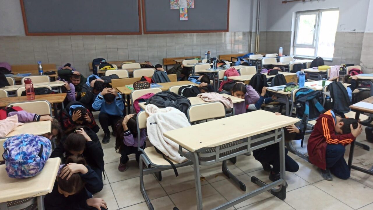 Malatya’da Milli Eğitim Bakanlığı’nın düzenlediği "Afetler ve Dayanıklılık Ayı" etkinlikleri