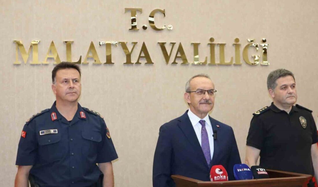 Malatya Valisi Seddar Yavuz, 2025 yılına ait güvenlik verilerini paylaştı.