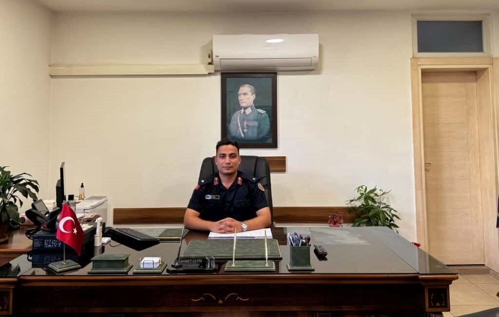 Manavgat’ta Merkez Jandarma Komutanlığı'na atanan Jandarma Teğmen Ahmet Çetin, göreve