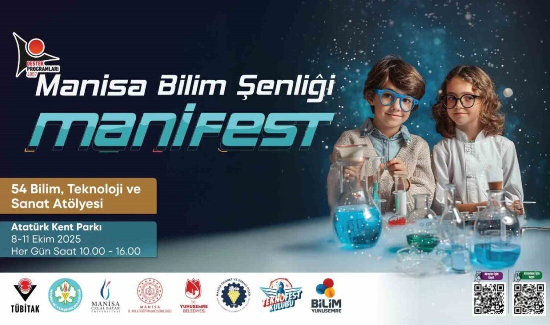 Manisa'da, 8-11 Ekim 2025 tarihleri arasında Atatürk Kent Parkı'nda "MANİFEST