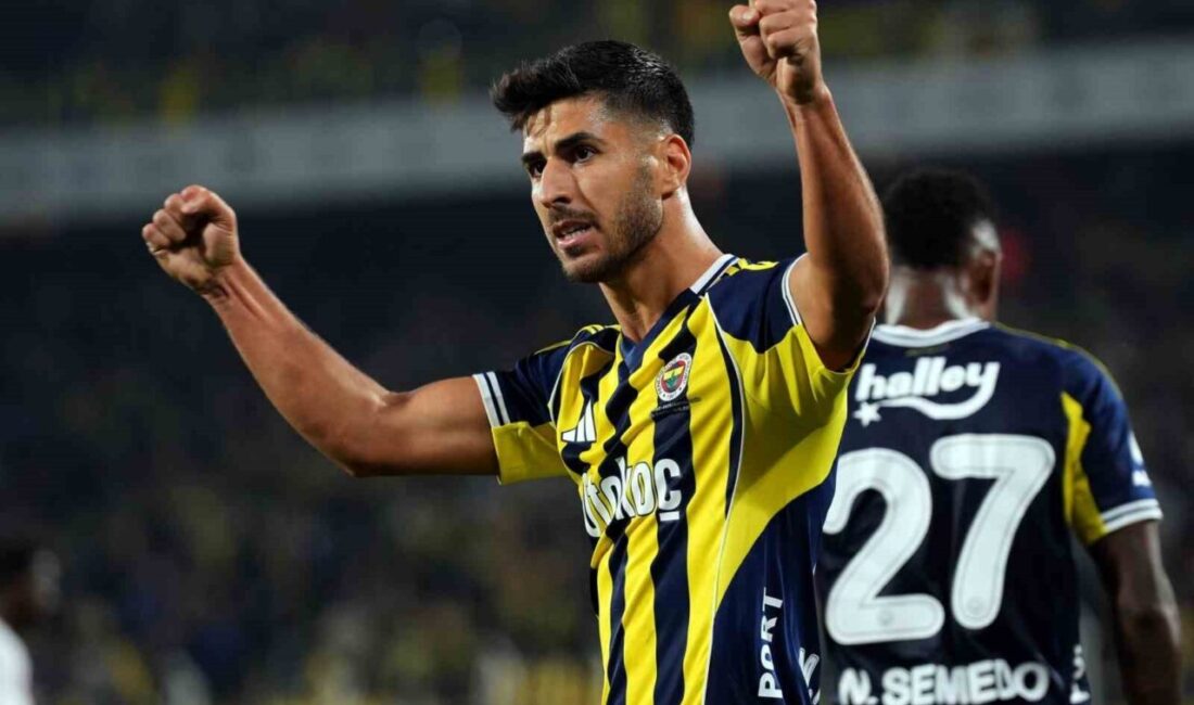 Fenerbahçe'nin İspanyol futbolcusu Marco Asensio, Fatih Karagümrük karşısında 41. dakikada
