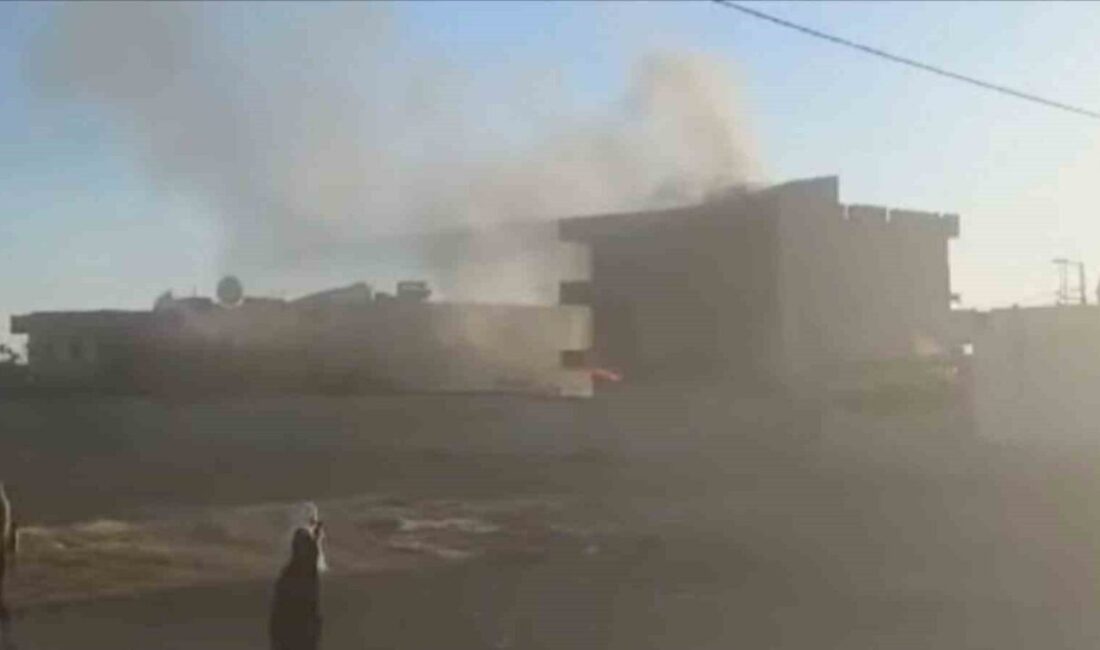 Mardin'in Kızıltepe ilçesinde 3 katlı bir binada çıkan yangında 5
