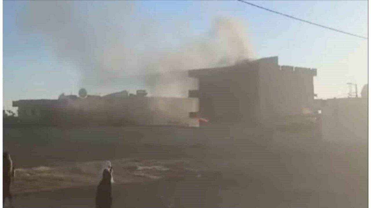Mardin'in Kızıltepe ilçesinde 3 katlı bir binada çıkan yangında 5