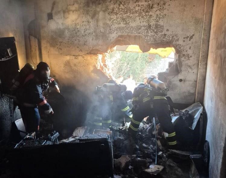 Mardin'de 10 Ekim'de bir binada çıkan yangında 5 yaşındaki Bekir