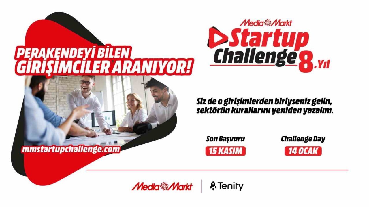 MediaMarkt, girişimcileri desteklemek için düzenlediği ‘MediaMarkt Startup Challenge’ yarışmasına başvuruların