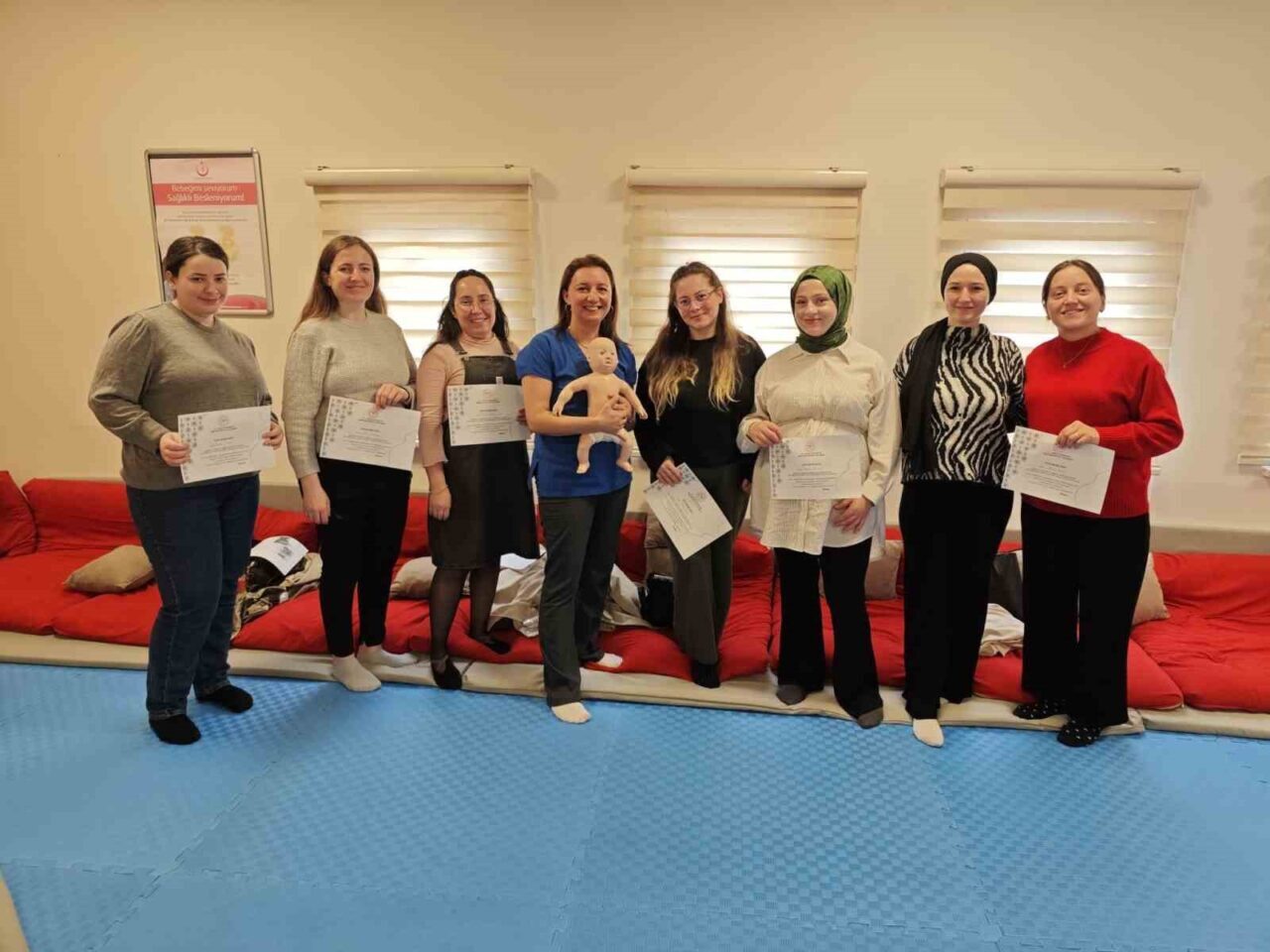 Menteşe Devlet Hastanesi, Gebe Okulu ile anne adaylarına doğum sürecine